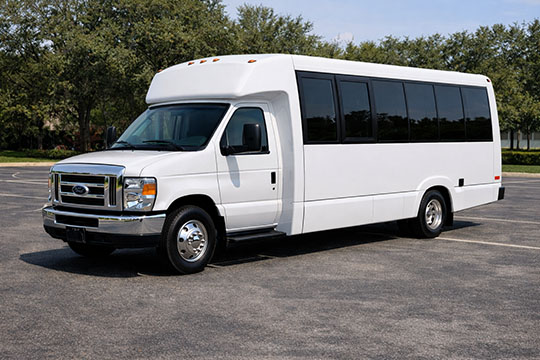 18-passenger minibus available for charter in Evanston, IL